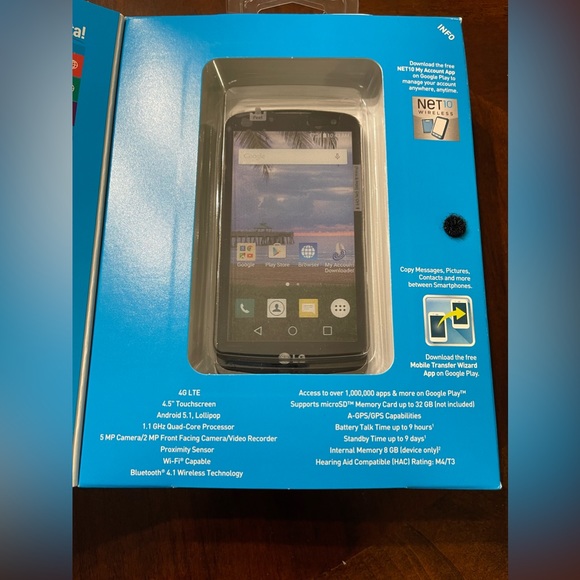 Net 10 Wireless Smartphone, Cellphone, - Picture 3 of 10